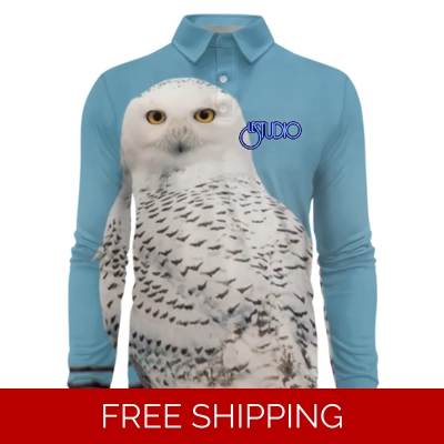Le Studio Owel  Custom 3D Long-Sleeved Polo Shirt